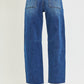 Formation Slouchy Crop Barrel Patch Pocket Jeans by Risen