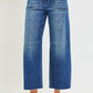 Formation Slouchy Crop Barrel Patch Pocket Jeans by Risen