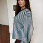 Marlowe Long Sleeve Top Classic Striped Long Sleeve Top