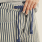 Staten Drawstring Waist Stripe Shorts