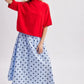 Leo Mock Neck Short Sleeve Sweater