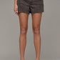 Jackson Brown Cheetah High Rise 3" Inseam Shorts by Hidden Denim