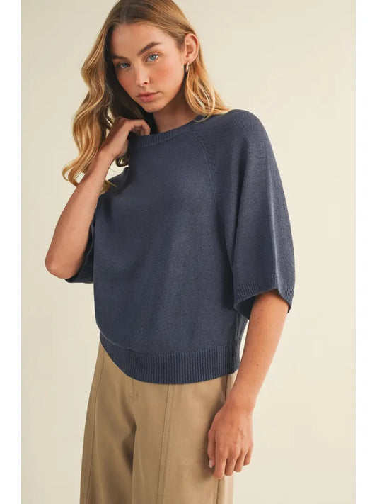 Sumter Modern Raglan Sleeve Knit Pullover