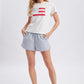 Harrison Flag Patchwork Knit Top