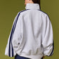 Bailey Snap Collar Varsity Sweatshirt