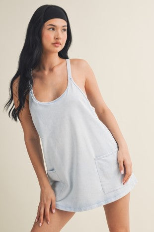 Kenzie Mineral Washed Lined Play Dress