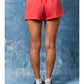 Embo "USA" Flag Embo Mid Rise Sweatshorts