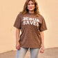 Jesus Saves Leopard Unisex Tee