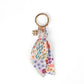 Floral Satin Keychain