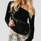 Suede Westlyn Woven Bum Bag