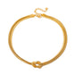 Talia Tied Knot Necklace - WATERPROOF