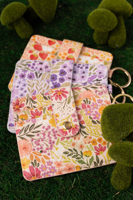 Floral Card Wallet