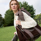 Espresso Polka Dot Bow Jelly Tote Bag (Classic) by Case-Mate