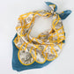 Doris Geometric Floral Square Scarf