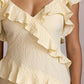 Secondary Textured Ruffle Mini Dress