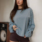 Marlowe Long Sleeve Top Classic Striped Long Sleeve Top