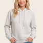 Darla Half Snap Button Long Sleeve Hoodie