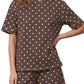 Danielle Shorts Knit Polkadot Shorts