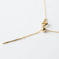 Faith Over Fear Gold Cross Necklace on Delicate Chain