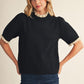Flux Ruffle Detail Lovely Sweater Top
