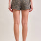 Kenzie 3” Inseam High Rise Tiger Print Shorts by Hidden Denim