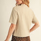Rhonda Round Neck Half Sleeve Sweater Top
