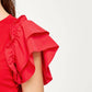 Maysvill eFlutter Ruffle Sleeve Top