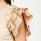 Maysvill eFlutter Ruffle Sleeve Top