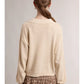 Delta Collared Textured Knit Sweater