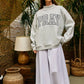 PRAY Embroidered Mock Neck Sweatshirt