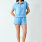 Laguna Shorts with Elastic Waistband and Side Pockets