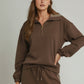 Delete Zip Color Block Pullover