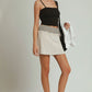 Park Skort Polkadot Stripe-Waistband Skort