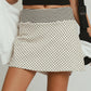 Park Skort Polkadot Stripe-Waistband Skort