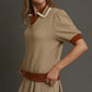 Atlas Contrast Lace Knit Blouse