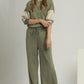 Pulse Pants Color Block Wide Leg Drawstring Pants