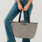 Woven Tiffany Organizer Tote Bag
