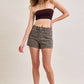 Kenzie 3” Inseam High Rise Tiger Print Shorts by Hidden Denim