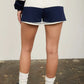 Alley Wide Stripe Boxy High Rise Shorts