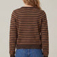 Seneca Striped Knit Sweater Cardigan