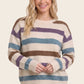 Aspen Textured Stripe Long Sleeve