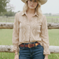 Zipper-Lined Suede Belt with Gold Hardware