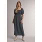 Camila Square Neck Maxi Polka Dot Dress