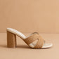 The Santiago Toffee | Raffia Summer Heel