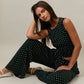 Libby Mid Rise Wide Leg Polka Dot Pants