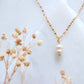 Double Pearl Necklace
