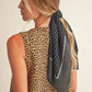 Zoey Polka Dot Silk Scarf