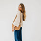 Paige Structured Suede Woven Crossbody
