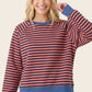 Casper Crew Neck Contrast Long Sleeve