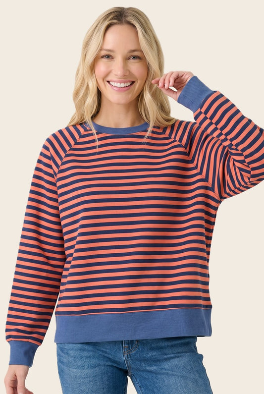 Casper Crew Neck Contrast Long Sleeve